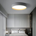 Round Ceiling Lamp Nordic Style-Lighting > Ceiling Lights-casanuva-Gray-3-Color (Switch)-D40cm*H9cm-casanuva