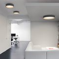 Round Ceiling Lamp Nordic Style-Lighting > Ceiling Lights-casanuva-Gray-Dimmable by remote contro-D50cm*H9cm-casanuva