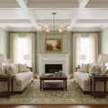 Round Chandelier Light Fixture-Lighting > Chandeliers & Pendant Lights-casanuva-casanuva