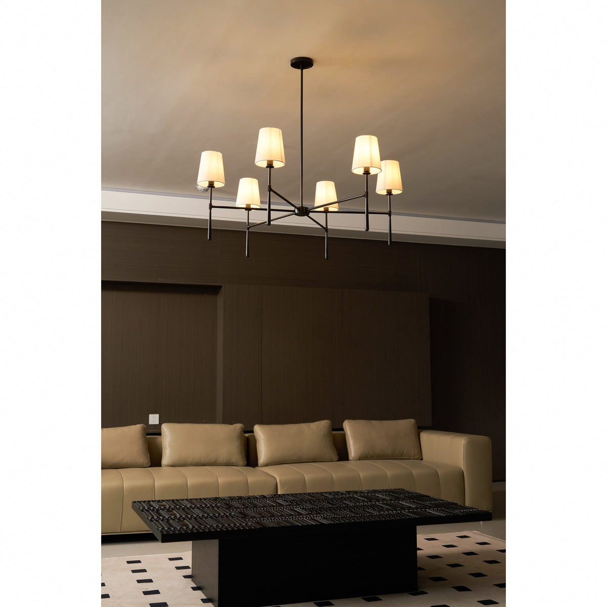Round Chandelier Light Fixture-Lighting > Chandeliers & Pendant Lights-casanuva-casanuva