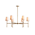 Round Chandelier Light Fixture-Lighting > Chandeliers & Pendant Lights-casanuva-casanuva