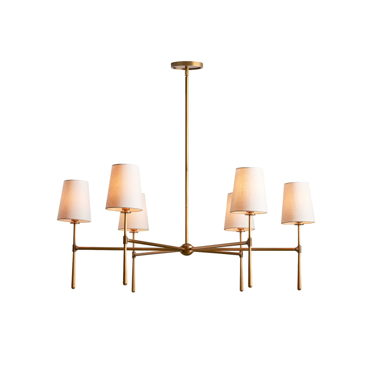 Round Chandelier Light Fixture-Lighting > Chandeliers & Pendant Lights-casanuva-casanuva