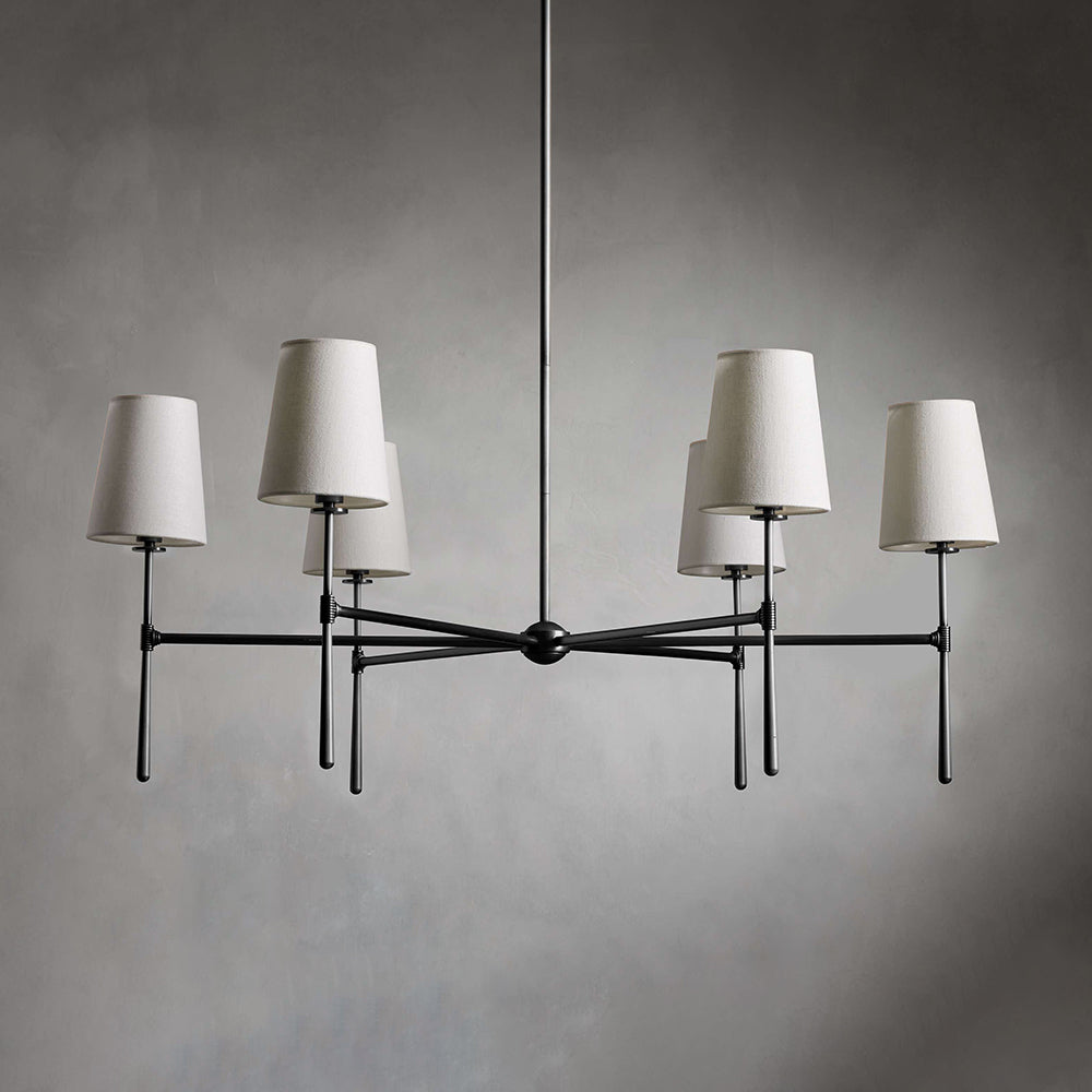 Round Chandelier Light Fixture-Lighting > Chandeliers & Pendant Lights-casanuva-casanuva