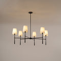 Round Chandelier Light Fixture-Lighting > Chandeliers & Pendant Lights-casanuva-casanuva