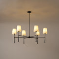 Round Chandelier Light Fixture-Lighting > Chandeliers & Pendant Lights-casanuva-casanuva