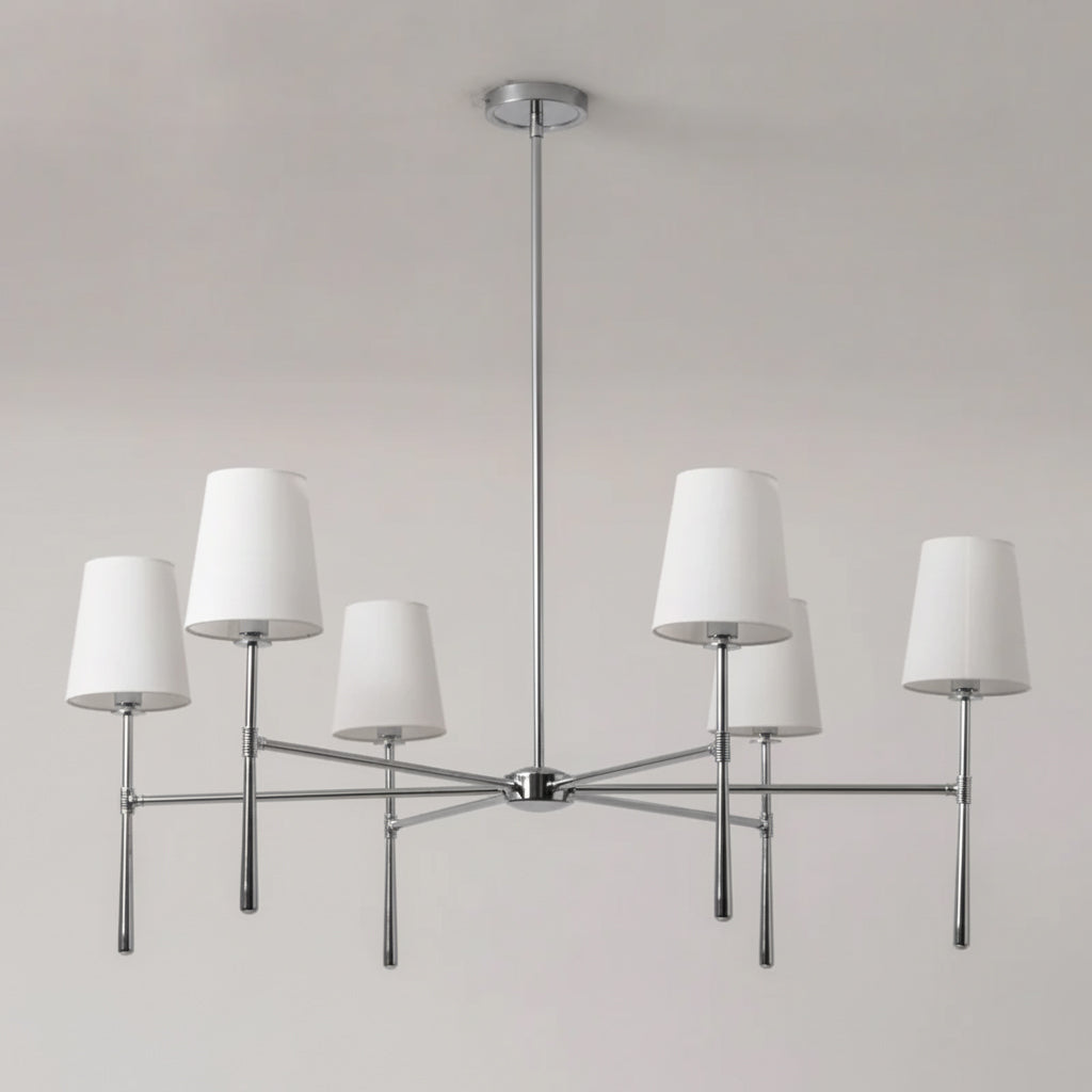 Round Chandelier Light Fixture-Lighting > Chandeliers & Pendant Lights-casanuva-casanuva