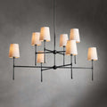 Round Chandelier Light Fixture-Lighting > Chandeliers & Pendant Lights-casanuva-casanuva