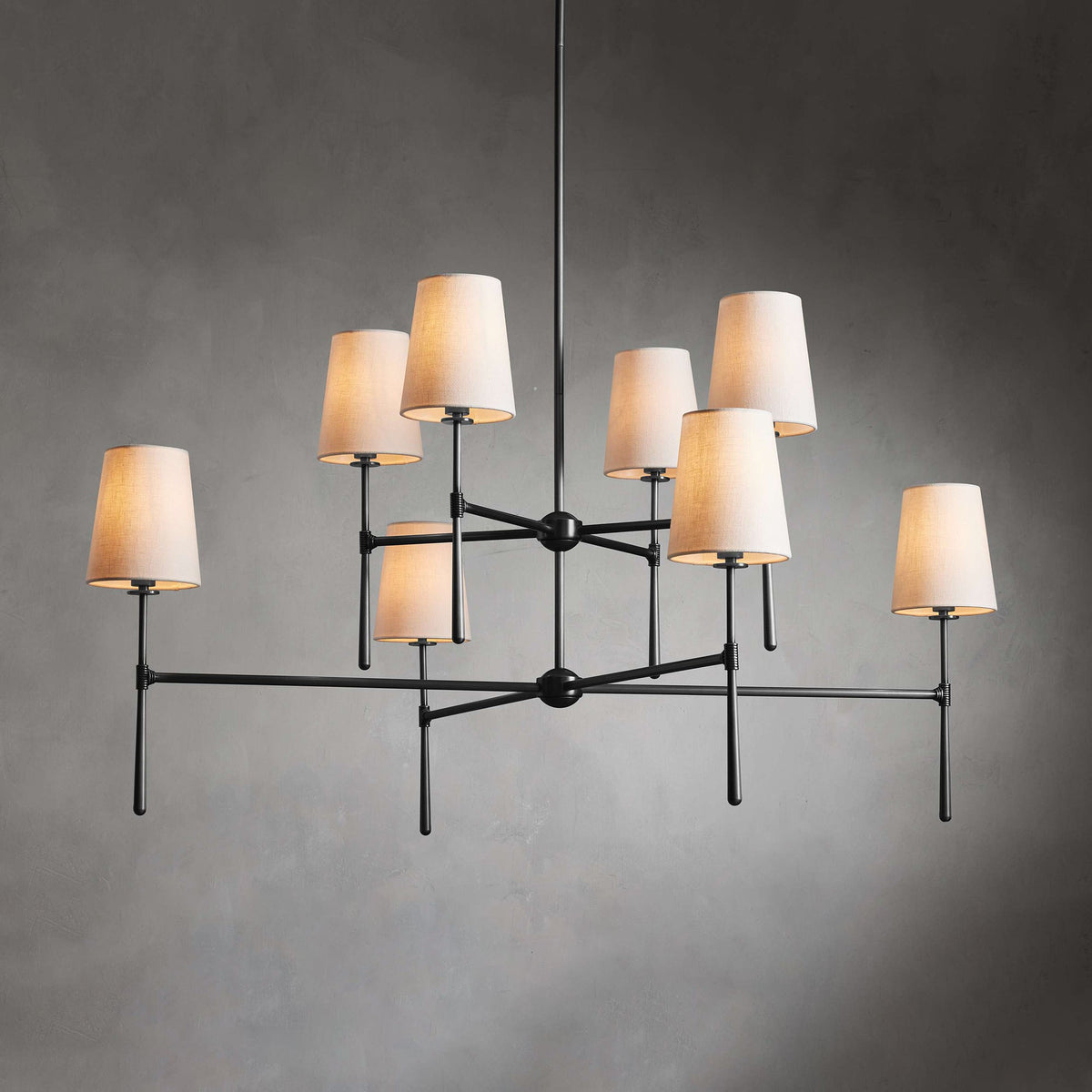 Round Chandelier Light Fixture-Lighting > Chandeliers & Pendant Lights-casanuva-casanuva