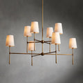 Round Chandelier Light Fixture-Lighting > Chandeliers & Pendant Lights-casanuva-casanuva