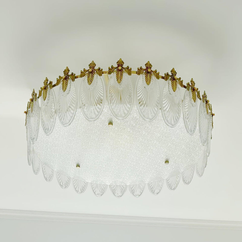 Round Decorative Glass Chandelier-Lighting > Chandeliers & Pendant Lights-casanuva-casanuva