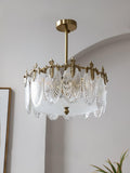 Round Decorative Glass Chandelier-Lighting > Chandeliers & Pendant Lights-casanuva-casanuva