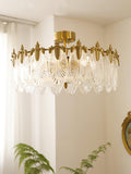 Round Decorative Glass Chandelier-Lighting > Chandeliers & Pendant Lights-casanuva-casanuva