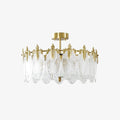 Round Decorative Glass Chandelier-Lighting > Chandeliers & Pendant Lights-casanuva-casanuva