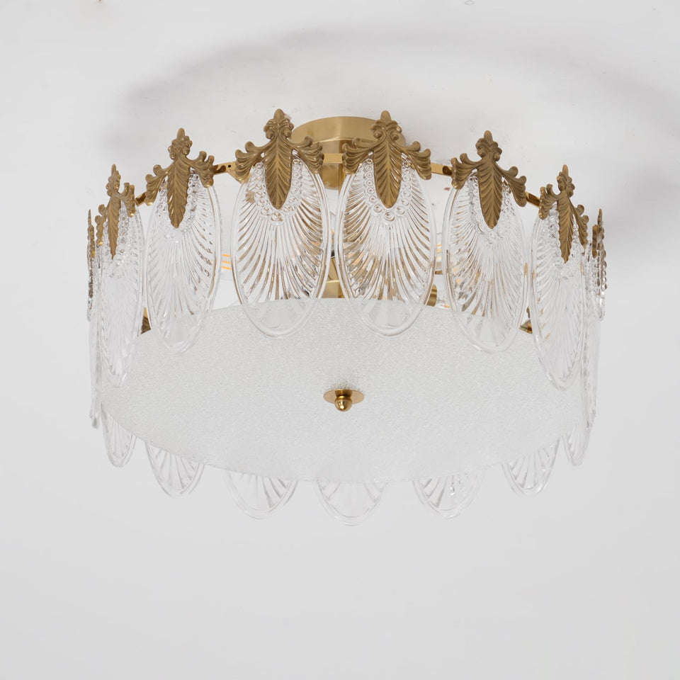 Round Decorative Glass Chandelier-Lighting > Chandeliers & Pendant Lights-casanuva-casanuva