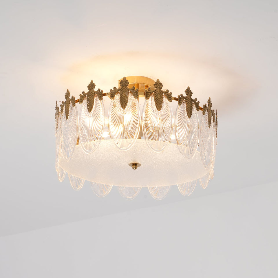 Round Decorative Glass Chandelier-Lighting > Chandeliers & Pendant Lights-casanuva-casanuva