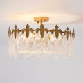 Round Decorative Glass Chandelier-Lighting > Chandeliers & Pendant Lights-casanuva-casanuva