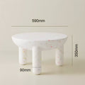 Round Dining Table Bold Design-Furniture > Dining Tables-casanuva-White-Large-casanuva