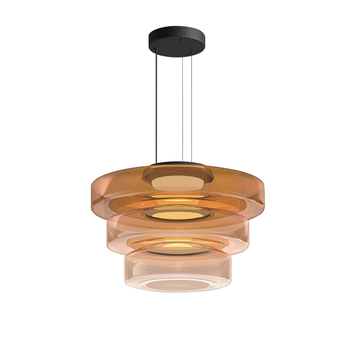 Round Glass Pendant Light Modern Design-Lighting > Pendant Lights-casanuva-casanuva