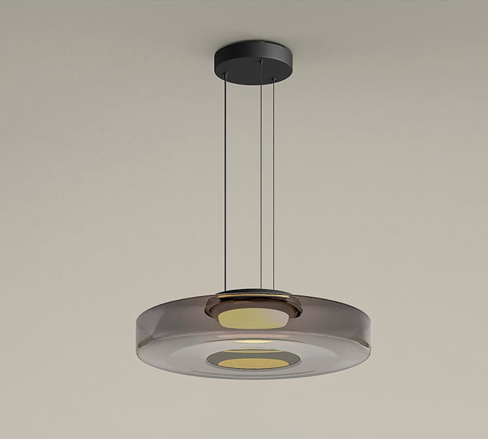 Round Glass Pendant Light Modern Design-Lighting > Pendant Lights-casanuva-casanuva