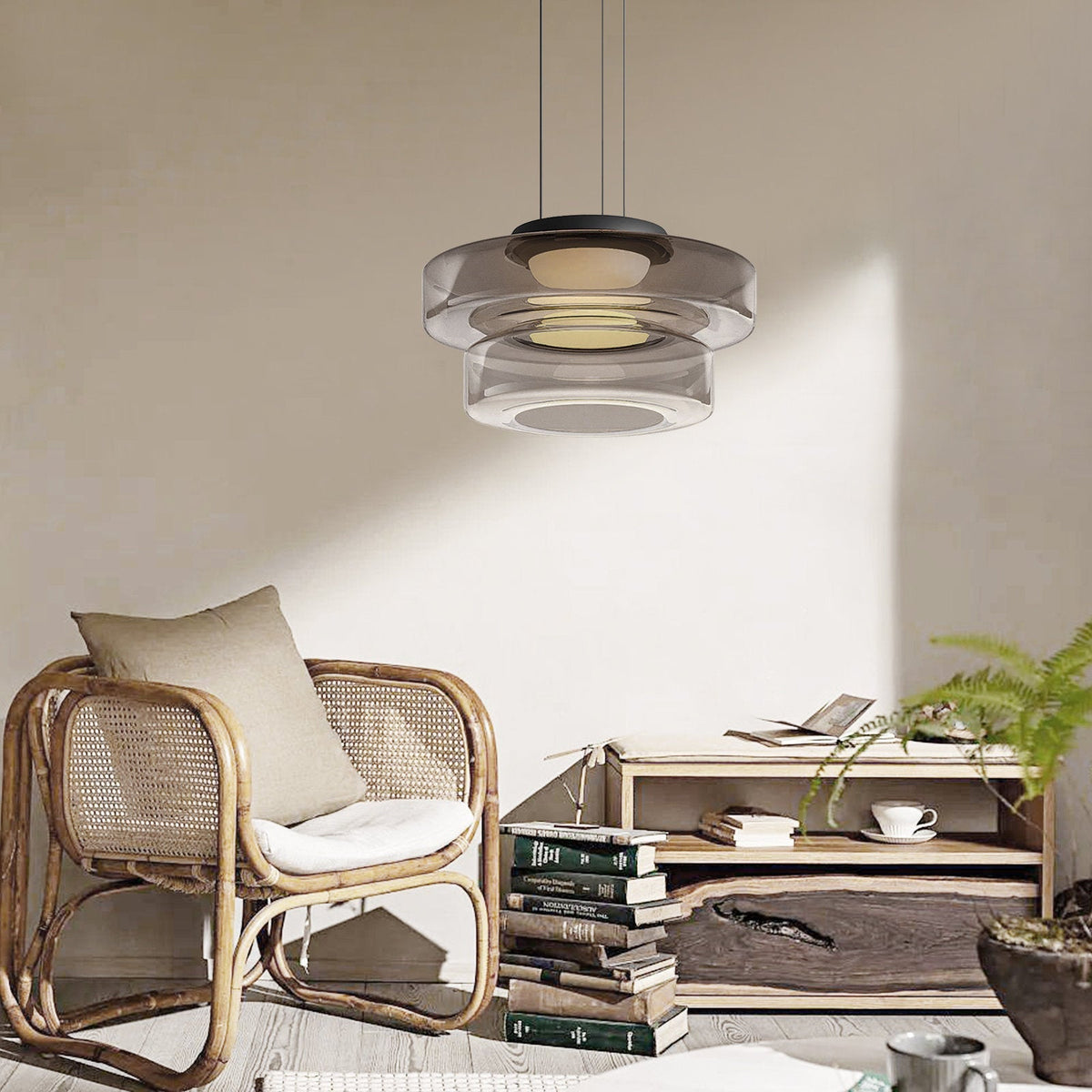 Round Glass Pendant Light Modern Design-Lighting > Pendant Lights-casanuva-casanuva