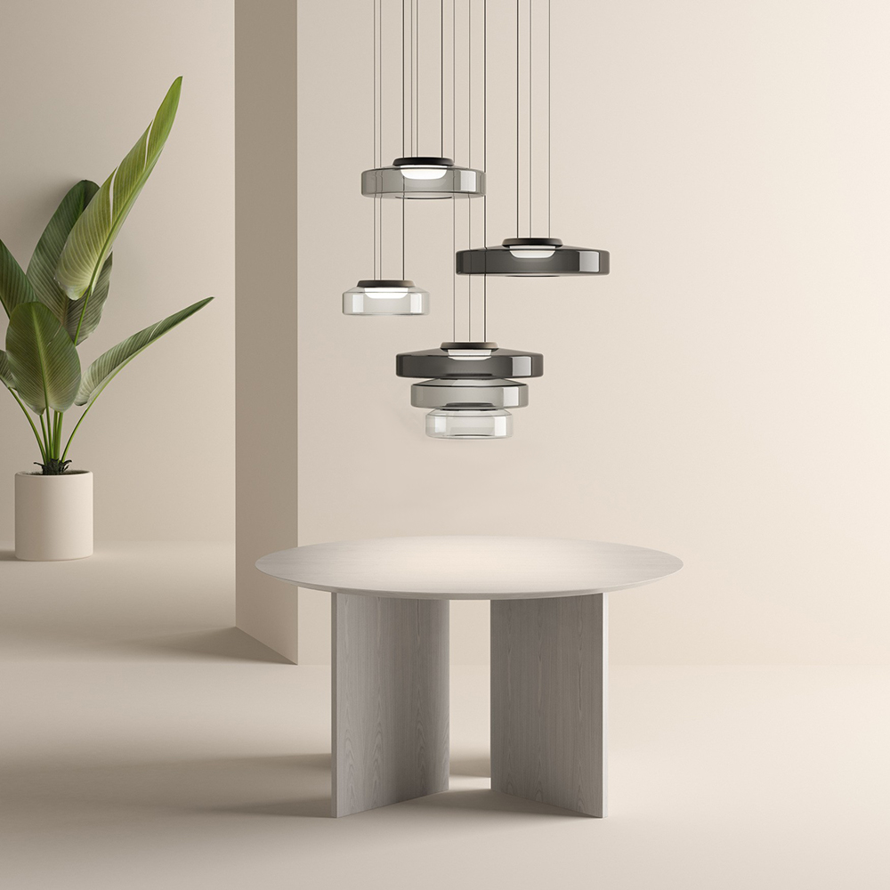 Round Glass Pendant Light Modern Design-Lighting > Pendant Lights-casanuva-casanuva