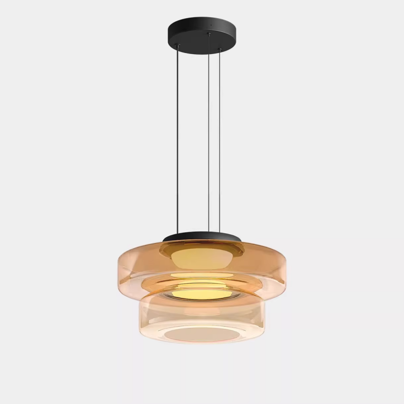 Round Glass Pendant Light Modern Design-Lighting > Pendant Lights-casanuva-casanuva