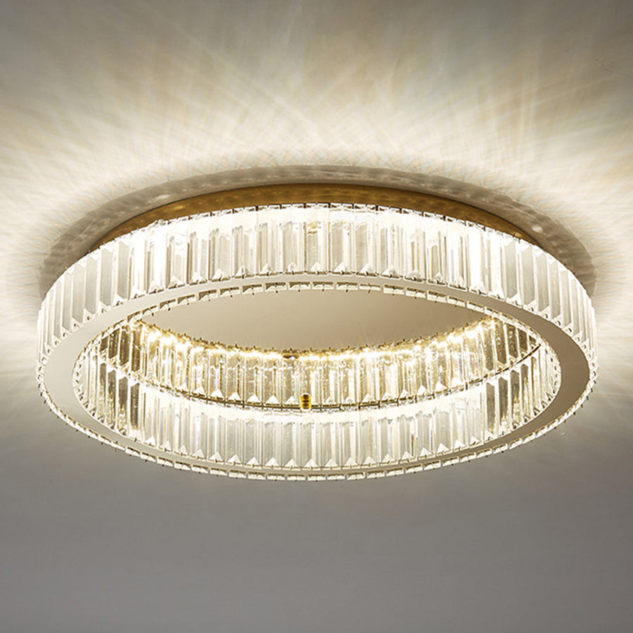 Round Gold Crystal Ceiling Light-Lighting > Ceiling Lights-casanuva-casanuva