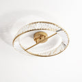 Round LED Crystal Ceiling Lamp for Living Room Lighting-Lighting > Ceiling Lights-casanuva-casanuva