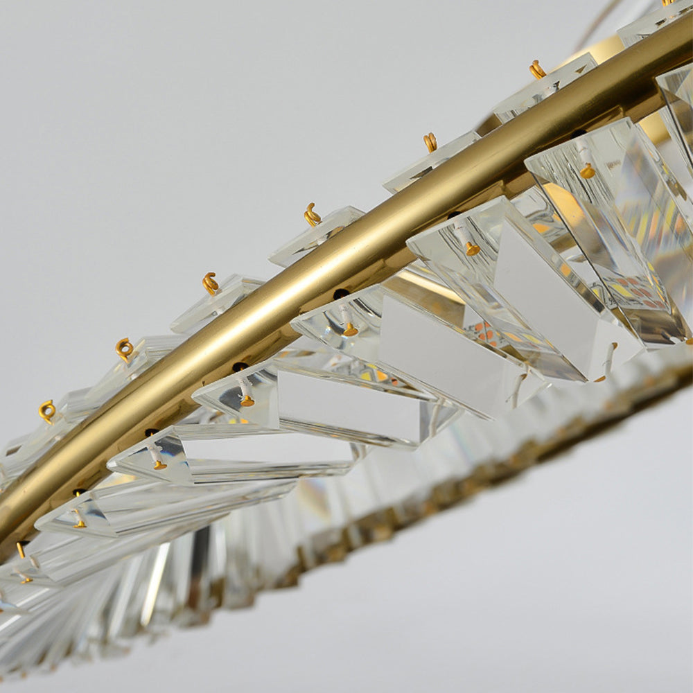 Round LED Crystal Ceiling Lamp for Living Room Lighting-Lighting > Ceiling Lights-casanuva-casanuva