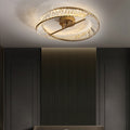 Round LED Crystal Ceiling Lamp for Living Room Lighting-Lighting > Ceiling Lights-casanuva-casanuva