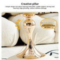 Round Metal Side Table Italian Design Compact Refined Slim-Furniture > Side Tables-casanuva-casanuva
