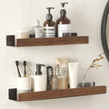 Rustic Bathroom Shelf with Drill-Free Installation-Bedding & Bath > Bathroom Accessories-casanuva-casanuva