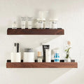 Rustic Bathroom Shelf with Drill-Free Installation-Bedding & Bath > Bathroom Accessories-casanuva-casanuva