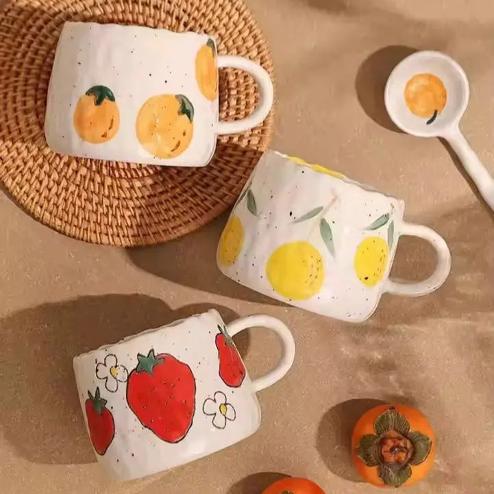 Rustic Ceramic Coffee Mug-Kitchen & Dining > Tableware-casanuva-casanuva