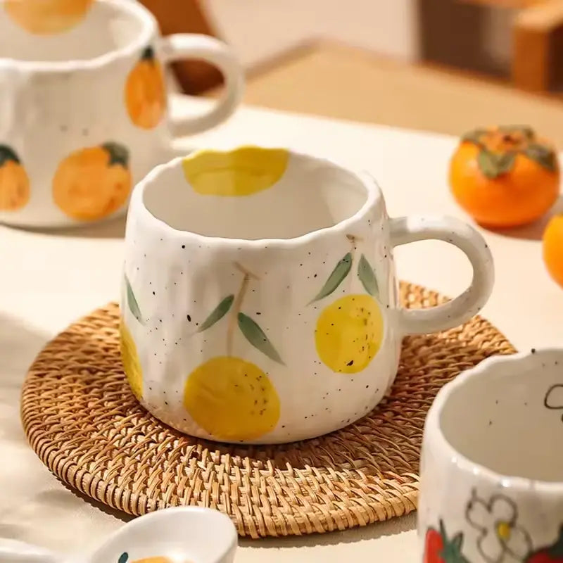 Rustic Ceramic Coffee Mug-Kitchen & Dining > Tableware-casanuva-casanuva