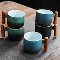 Rustic Ceramic Coffee Mugs Set of Two-Kitchen & Dining > Tableware-casanuva-casanuva