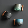 Rustic Ceramic Coffee Mugs Set of Two-Kitchen & Dining > Tableware-casanuva-Set with 3 Pieces-casanuva