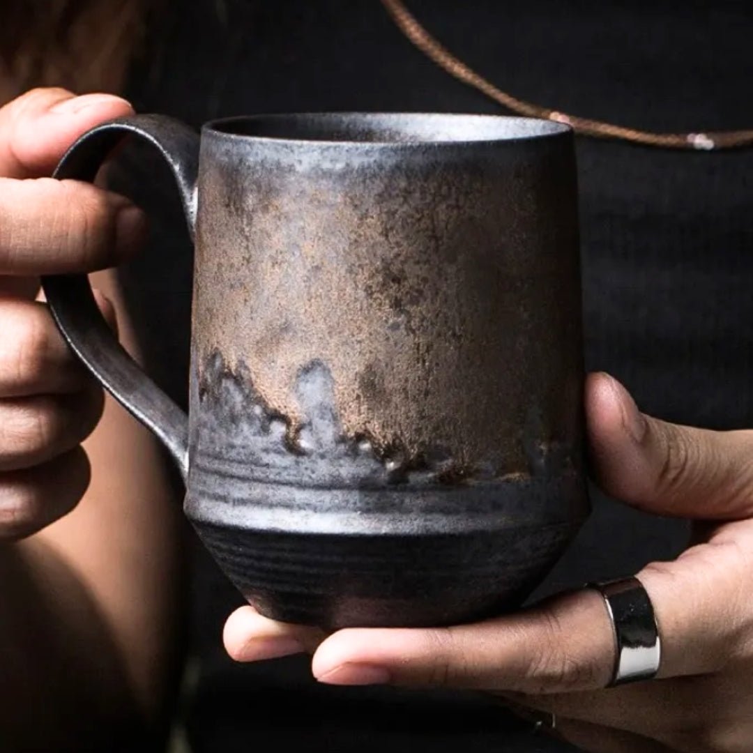 Rustic Ceramic Harvest Mug Vintage Drinkware-Kitchen & Dining > Tableware-casanuva-Single Mug-casanuva