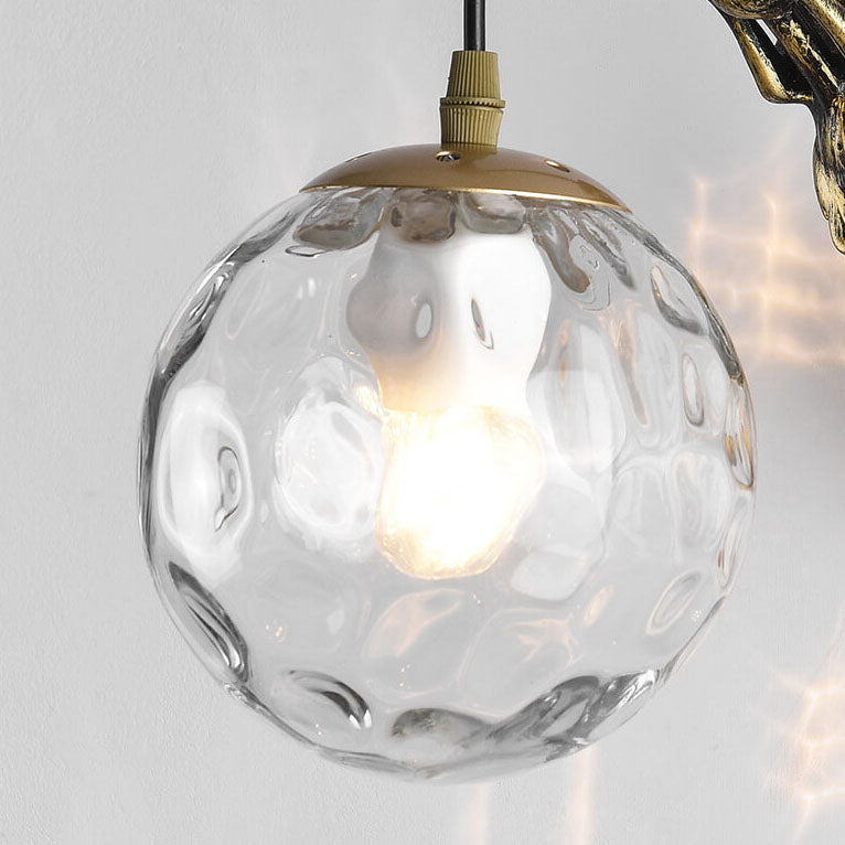 Rustic Mermaid Wall Sconce Lamp 1-Light Vintage Design-Lighting > Wall Lights-casanuva-casanuva