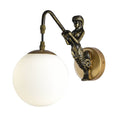 Rustic Mermaid Wall Sconce Lamp 1-Light Vintage Design-Lighting > Wall Lights-casanuva-casanuva
