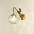 Rustic Mermaid Wall Sconce Lamp 1-Light Vintage Design-Lighting > Wall Lights-casanuva-Gold-100V-120V-Clear-casanuva