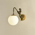 Rustic Mermaid Wall Sconce Lamp 1-Light Vintage Design-Lighting > Wall Lights-casanuva-Gold-100V-120V-White-casanuva