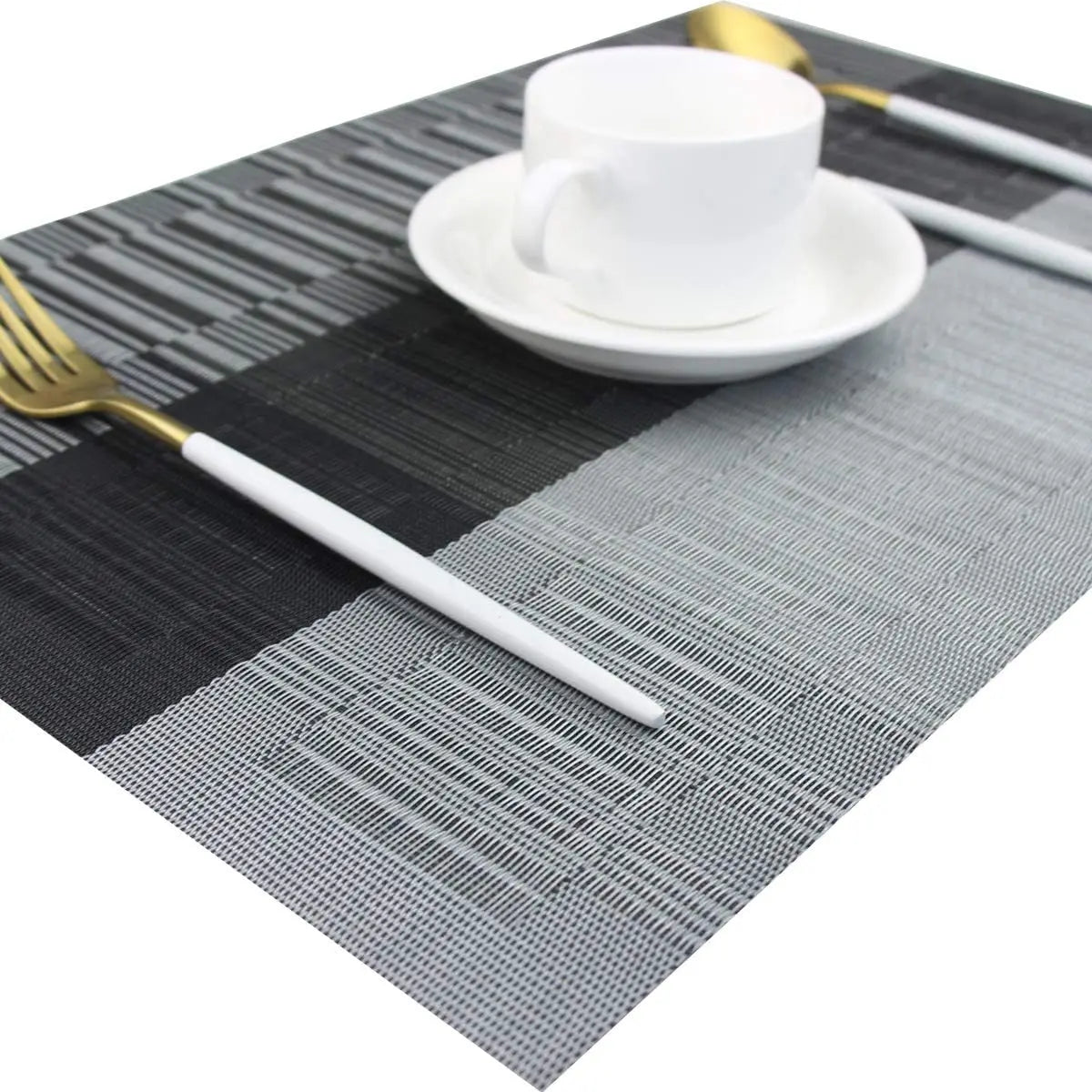 Rustic Woven Placemats Washable Heat Resistant Table Mats-Kitchen & Dining > Placemats-casanuva-casanuva