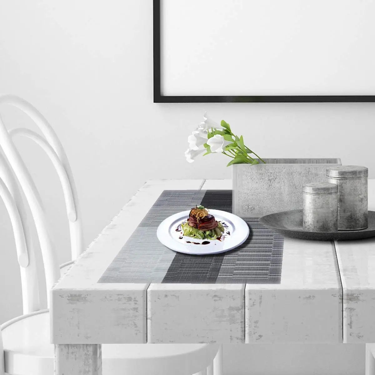 Rustic Woven Placemats Washable Heat Resistant Table Mats-Kitchen & Dining > Placemats-casanuva-casanuva