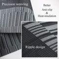 Rustic Woven Placemats Washable Heat Resistant Table Mats-Kitchen & Dining > Placemats-casanuva-casanuva
