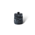 Sandstone Bath Accessory Set Stylish Multipurpose Bathroom Decor-Bedding & Bath > Bathroom Accessories-casanuva-Black Cotton Swab Box-casanuva