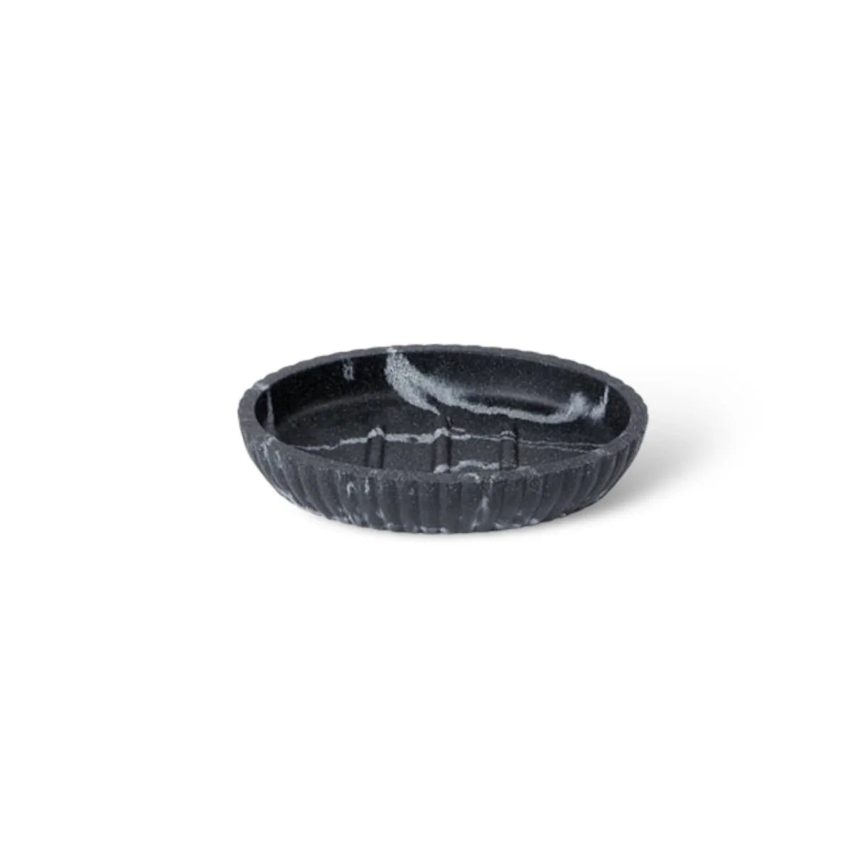 Sandstone Bath Accessory Set Stylish Multipurpose Bathroom Decor-Bedding & Bath > Bathroom Accessories-casanuva-Black Soap Dish-casanuva