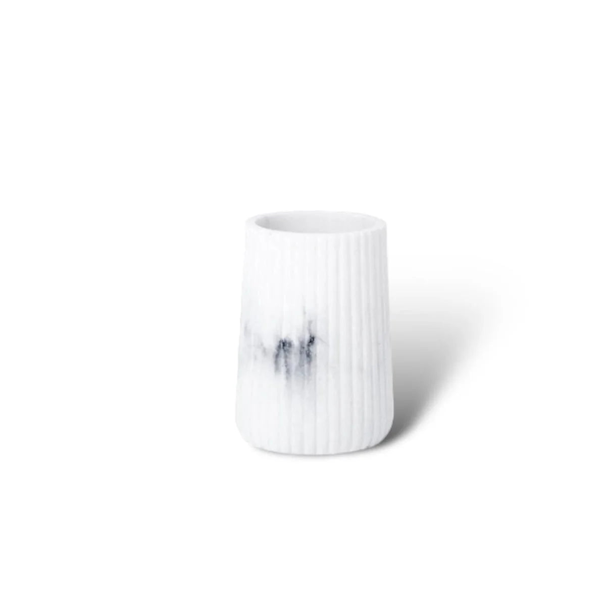 Sandstone Bath Accessory Set Stylish Multipurpose Bathroom Decor-Bedding & Bath > Bathroom Accessories-casanuva-Marble White Toothbrus...-casanuva