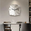 Sandstone Wall Clock with 3D Relief and Silent Quartz Movement-Home Decor > Clocks-casanuva-casanuva