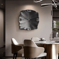 Sandstone Wall Clock with 3D Relief and Silent Quartz Movement-Home Decor > Clocks-casanuva-D-30cm x 30cm-casanuva